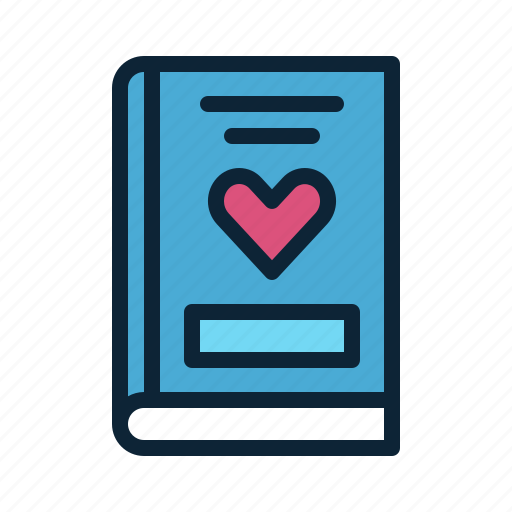 Romance, love, diary, journal, book, story icon - Download on Iconfinder