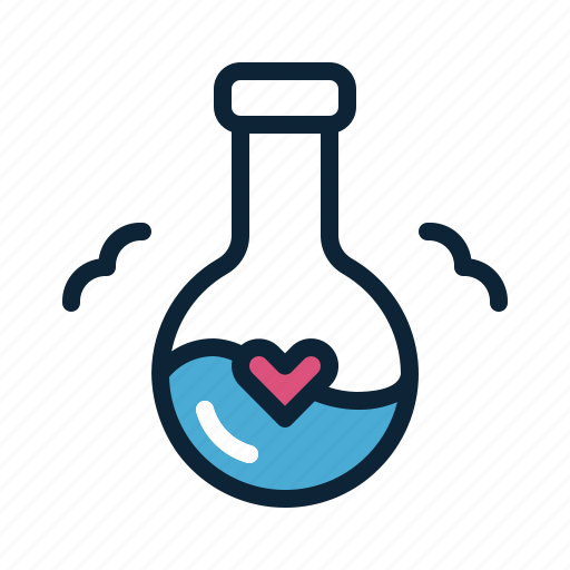Romance, love, potion, chemistry, bottle, romantic icon - Download on Iconfinder