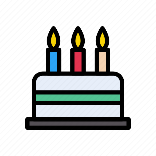 Birthday, cake, candles, dating, sweet icon - Download on Iconfinder