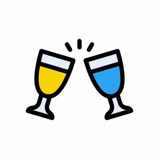 Champagne, dating, drink, love, party icon - Download on Iconfinder