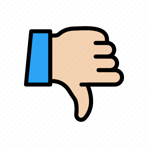Bad, dislike, reaction, thumbdown, unkline icon - Download on Iconfinder