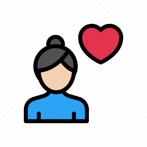 Date, female, heart, love, valentine icon - Download on Iconfinder