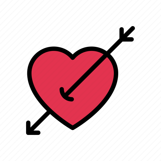 Arrow, cupid, dating, heart, love icon - Download on Iconfinder