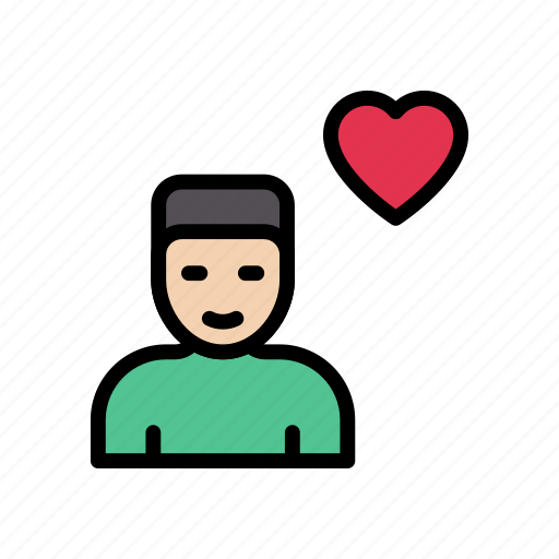 Dating, heart, love, man, valentine icon - Download on Iconfinder