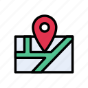 gps, location, map, pin, pointer