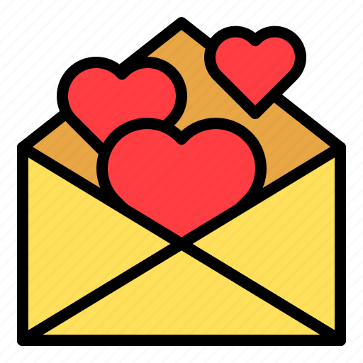 Heart, letter, love, mail, romance, romantic, valentine icon - Download on Iconfinder