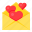 heart, letter, love, mail, romance, romantic, valentine 