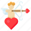 arrow, cupid, heart, love, romance, romantic, valentine 