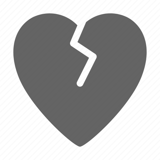 Brokenheart, heart, love, breakup icon - Download on Iconfinder