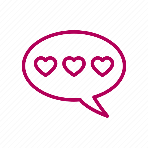 Bubble, chat, love, lovers, romantic icon - Download on Iconfinder