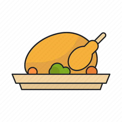 Autumn, cooked, dinner, food, thanksgiving, turkey icon - Download on Iconfinder