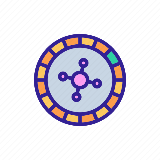 Casino, chance, gambling, game, linear, poker, roulette icon - Download on Iconfinder