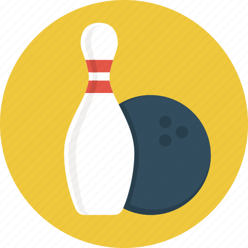 Ball, bowling, bowling pins, game, sport icon - Download on Iconfinder