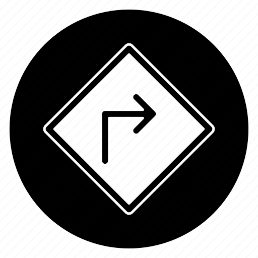 Right, road, round, sign, arrow icon - Download on Iconfinder