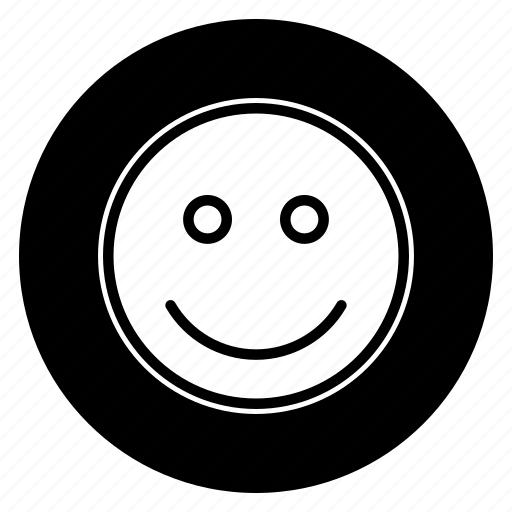 Face, happy, round, social, emoji, emoticon, media icon - Download on Iconfinder