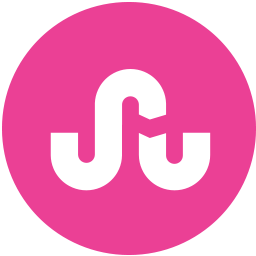 Media, pink, round, social, stumbleupon icon - Free download