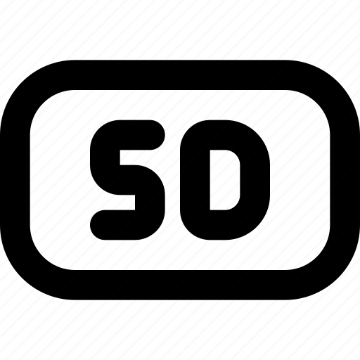 Sd, standard, definition icon - Download on Iconfinder