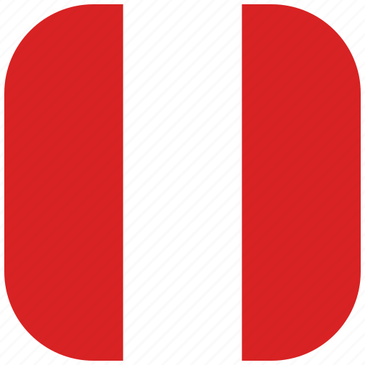 Peru, south, america, country, national, flag, square icon - Download on Iconfinder