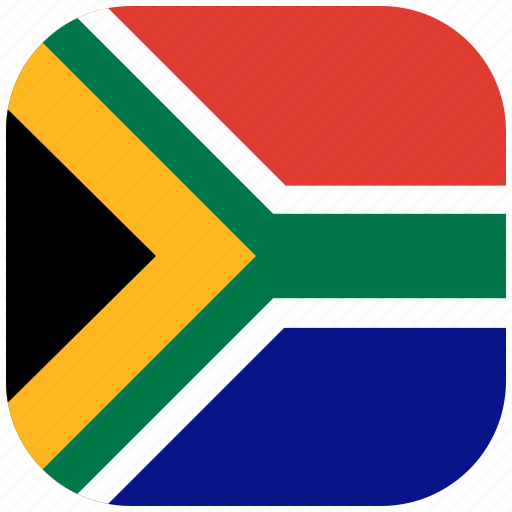 South, africa, country, national, flag, rounded, square icon - Download on Iconfinder