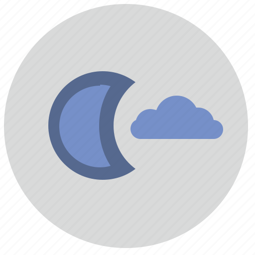 Cloud, moon, sky, weather icon - Download on Iconfinder