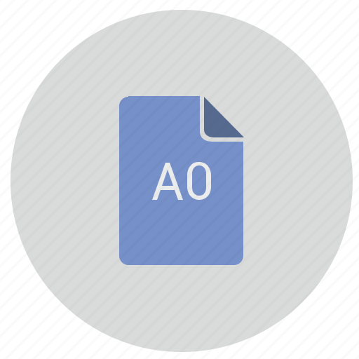 A0, document, format, list, paper icon - Download on Iconfinder