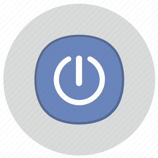 Electric, on, power, push, start icon - Download on Iconfinder