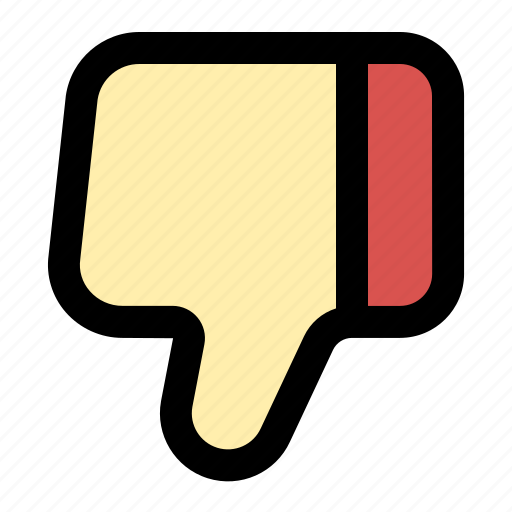 Disagree, dislike, no, vote, thumbs, down icon - Download on Iconfinder