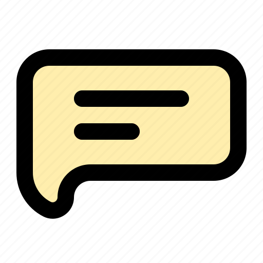 Notice, message, chat, bubble icon - Download on Iconfinder