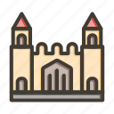castle, building, architecture, tower, landmark