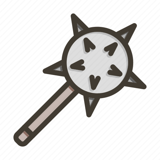 Mace, weapon, war, royalty, tool icon - Download on Iconfinder
