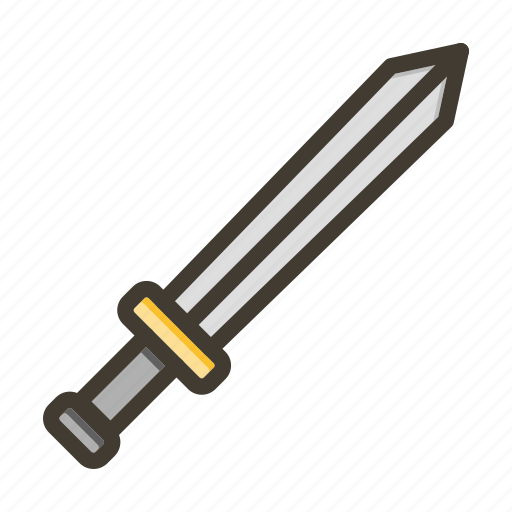 Sword, weapon, war, battle, knife icon - Download on Iconfinder