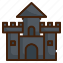 castle, game, rpg, home, play, house icon 
