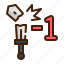 failed, refine, game, item, rpg, video, play icon 