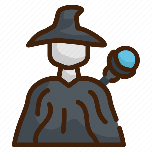 Wizard, magic, game, rpg, video, play icon icon - Download on Iconfinder