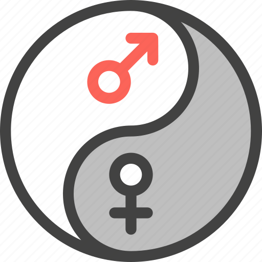 Life skill, self improvement, ability, equality, balance, yin yang, gender icon - Download on Iconfinder
