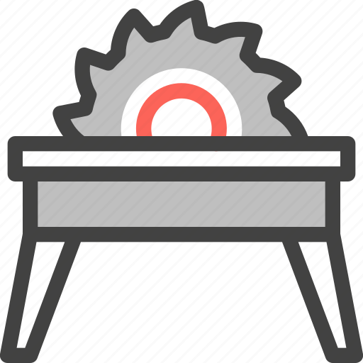 Manufacturing, factory, industry, table saw, saw machine, blade, machine icon - Download on Iconfinder