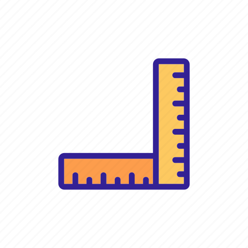 Angle, making, right, ruler, rulers, tool, two icon - Download on Iconfinder