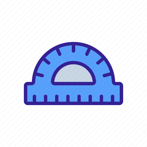 Geometrical, geometry, math, protractor, ruler, stationery, tool icon - Download on Iconfinder