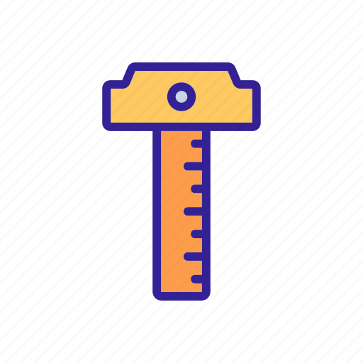Engineer, geometry, math, mount, ruler, stationery, tool icon - Download on Iconfinder