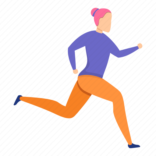 Person, running, speed, woman icon - Download on Iconfinder
