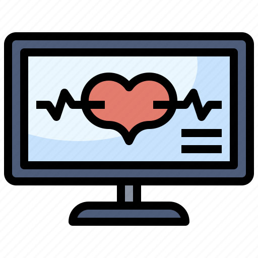 Cardiogram, electrocardiogram, heart, medical, pulse, rate icon - Download on Iconfinder