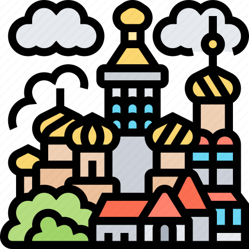 Basils, cathedral, orthodox, moscow, landmark icon - Download on Iconfinder