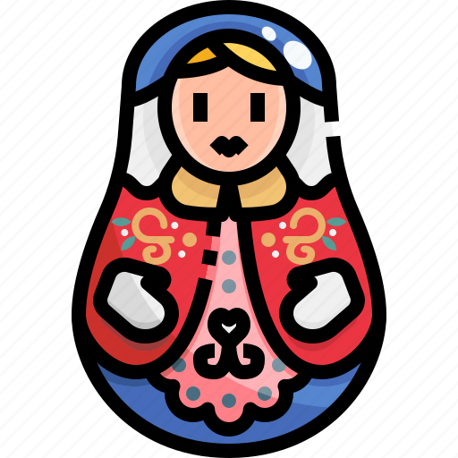 Decoration, doll, matryoshka, russian icon - Download on Iconfinder