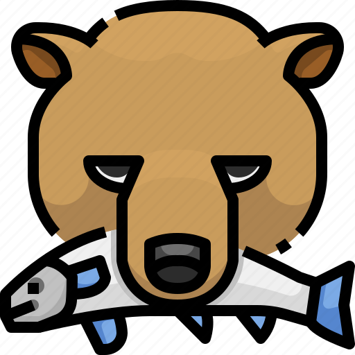 Animal, bear, grizzly, life, wild icon - Download on Iconfinder