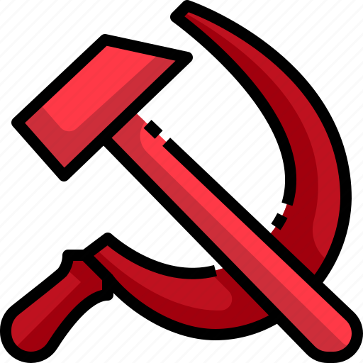 Communist, hammer, russia, russian, sickle, socialist icon - Download on Iconfinder