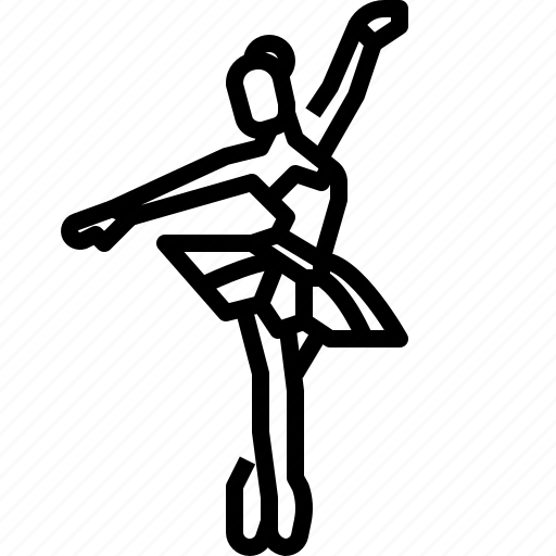 Ballet, choreography, dance, dancer, dancing, music, woman icon - Download on Iconfinder