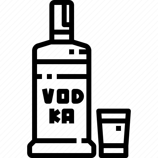 Alcohol, alcoholic, bottle, drink, drinks, vodka icon - Download on Iconfinder