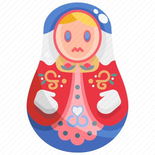 Decoration, doll, matryoshka, russian icon - Download on Iconfinder