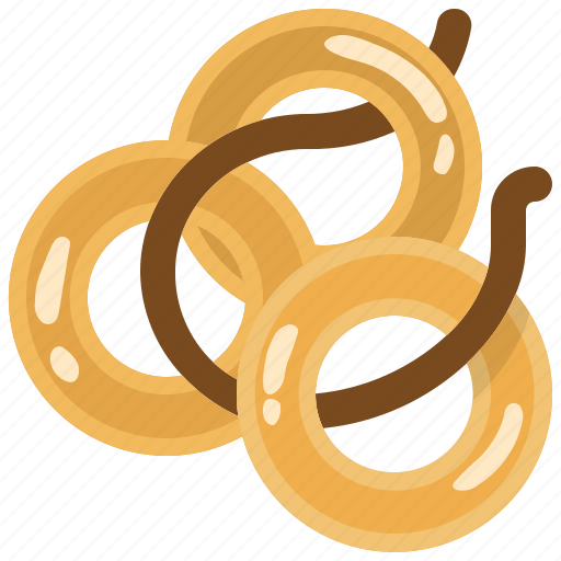 Baked, bread, russian, sushka, sushki, sweet, traditional icon - Download on Iconfinder