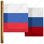 country, flag, nation, russia, world 